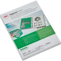 GBC ordner lamineerhoes A4 met perforatie glanzend 2x125 micron (100 stuks)