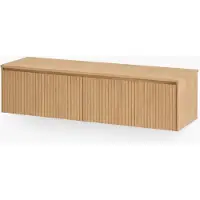Gliss Design Timotheus onderkast met 2 lades en toppaneel 120cm pure