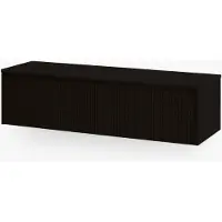 Gliss Design Onderkast timotheus 120 cm 2 laden incl topplaat black veneer