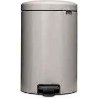 Brabantia NewIcon Prullenbak - 20 liter - Soft Grey
