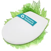 Calmwaters Recyclaat - WC-bril - Wit - Gerecycled Kunststof - Softclose - Afneembaar