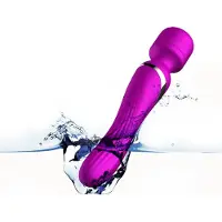 Bossoftoys Silicone - Duo Massager - USB oplaadbaar - 7+7 Function - Paars