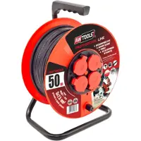 AWTOOLS Professional - Kabelhaspel - 50m - 3x2,5mm - IP44 - 16A - 3680W