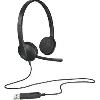 Logitech H340 981-000475 On-ear Bedrade Headset Zwart