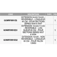 GARBOLINO Series 9007/9008 Extension Zilver 11.50 m
