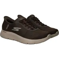 SKECHERS Go Walk Flex - Smooth Motion Heren Instappers - Bruin