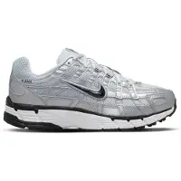 Nike Sneakers laag 'P-6000' zwart / zilver / wit