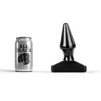 All Black - Extreme Anaal Plug - 16 cm x 6 cm - Zwart