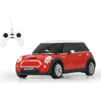 Jamara RC Mini Cooper S boys 27 MHz 1:24 rouge