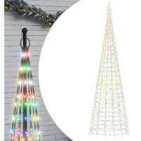 vidaXL LED-kerstboom 3000 LEDs kleurrijk 800 cm