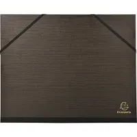 Exacompta Tekenmap 547100E Karton 260mm x 330mm Zwart Verpakking van 10