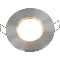 Steinhauer Inbouwspot Pélite spot Staal IP44