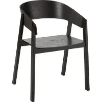 Jline Stoel Naga Ashwood/Touw Zwart