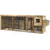 FATMOOSE Toby - Kippenhok - 393x95x124 cm