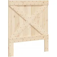 vidaXL Hoofdbord 90x104 cm massief grenenhout