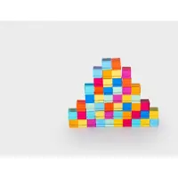 TickiT | Gem Kubussen 50 Stuks