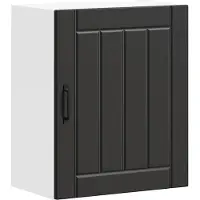 vidaXL Keukenbovenkast Lucca bewerkt hout zwart