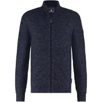State of Art vest Regular Fit donkerblauw gemeleerd