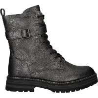 Rieker Veterlaarzen 'Schnürschuh Damen 93024 90 Echtleder in grau' grijs