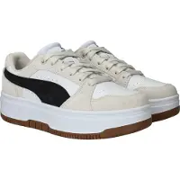 Puma Sneakers laag 'Rebound' zwart / wit / wolwit