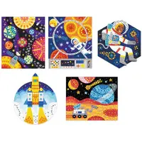 Janod Mosaïek Knutselset Ruimte - creatief speelgoed voor kinderen