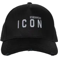 Dsquared2 Icon Logo Grijs Logo Zwarte Hoed