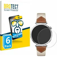 BROTECT - Screenprotector voor Huawei Watch GT 5 (41 mm) - Folie Beschermfolie transparant 6 Stuks