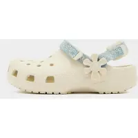Crocs Classic Denim Flower Adjustable Backstrap Klompen
