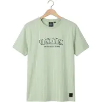 Indian blue jeans gestreepte T-shirt lichtgroen Jongens Katoen Ronde hals - maat 176