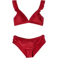 Shiwi Meisjes Zwemkleding Bella Bikini - Rood - Maat 110/116