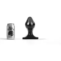 All Black - Big Boy Buttplug - 5 maten - Zwart