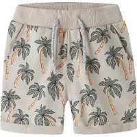 Name it MINI sweatshort met print - beige Jongens/Meisjes Katoen All over print - maat 104