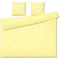 Juna - Daisy Bed linen - Yellow - 200x220 cm