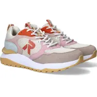 Rieker Sneakers laag smoky blue / lichtgrijs / rosa / wit
