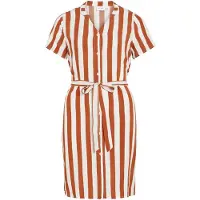 Vila Blousejurk 'VIIda Paya' bruin / wit