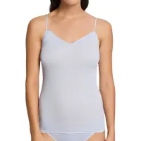 Hanro Top ' Cotton Seamless ' lichtblauw
