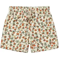 Salted Stories Jongens Zwemkleding Pommegranate Swim Shorts - Ecru - Maat 74/80