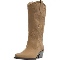 Pull&Bear Cowboylaarzen mokka