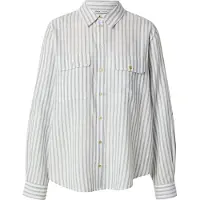 ONLY Blouse 'ONLWENDY' lichtblauw / wit