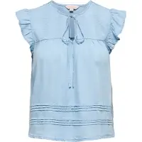 ONLY Blouse 'ONLCHARIS' blauw denim