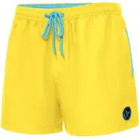 Ladeheid LA-LA40-199-SWS Heren Zwembroek - Zwemshorts - met zijzakken en achterzak - sneldrogend - met binnenslip van mesh - Koordsluiting - Polyester - Geel - XL