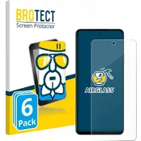 BROTECT Screenprotector 6 Stuks voor Oppo A5 4G Beschermglas transparant