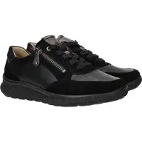 Hartjes Sneaker Women Rap Shoe Velours Nappa Black Black-Schoenmaat 41,5