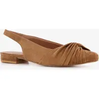 Nova dames slingbacks met knoop cognac maat 42