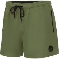 Ladeheid LA-LA40-199-SWS Heren Zwembroek - Zwemshorts - met zijzakken en achterzak - sneldrogend - met binnenslip van mesh - Koordsluiting - Polyester - Khaki – 5XL