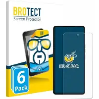 BROTECT - Screenprotector voor Gigaset GS6 Pro - Folie Beschermfolie transparant 6 Stuks