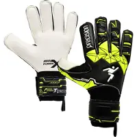 Precision Fusion X Flat Cut Finger Protect Goalkeeper Gloves Zwart 11