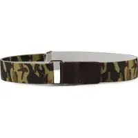 Ladeheid Kinderriem - Riem - Broekriem - Verstelbaar - Polyester - LA-TG-P15 - Moro-Khaki/Braun - 8-15 Jahre