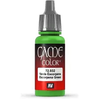 Vallejo Hobbyverf Acrylverf - 72032 Game Color - Scorpy Green - Acryl - Verf flesje - 18 ml
