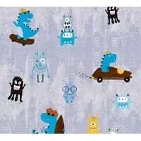 A.S. Création Little Love blauw behang | 381211